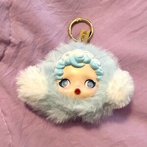 SkullPanda Plush Head Charm